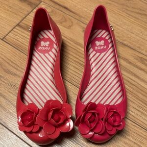 Good condition Size 13 Girls Zaxy Kids Flats with Flowers
